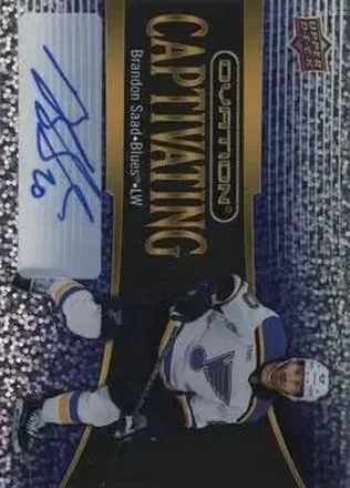 2023-24 Upper Deck Ovation - Captivating Auto #C-7 - Brandon Saad - St. Louis Blues