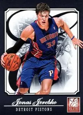 2012-13 Panini Elite #88 - Jonas Jerebko - Detroit Pistons 2012-13 Panini Elite #88 - Jonas Jerebko - Detroit Pistons