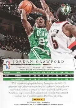 Back of Jordan Crawford