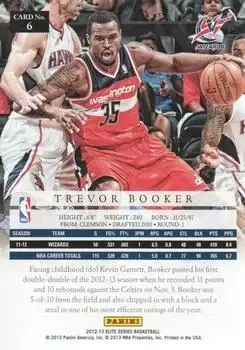 Back of Trevor Booker
