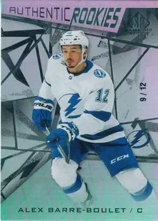 2021-22 SP Game Used #138 - Alex Barre-Boulet - Tampa Bay Lightning