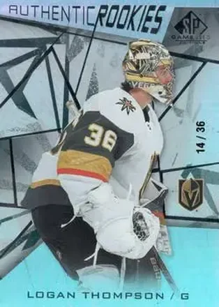 2021-22 SP Game Used #196 - Logan Thompson - Vegas Golden Knights