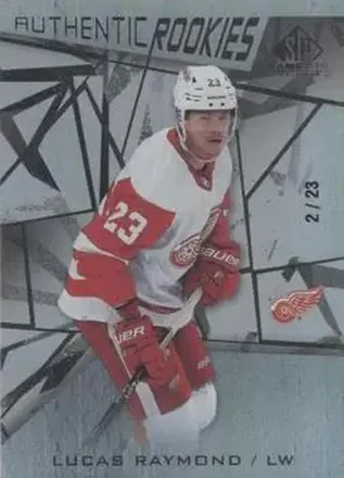 2021-22 SP Game Used #200 - Lucas Raymond - Detroit Red Wings