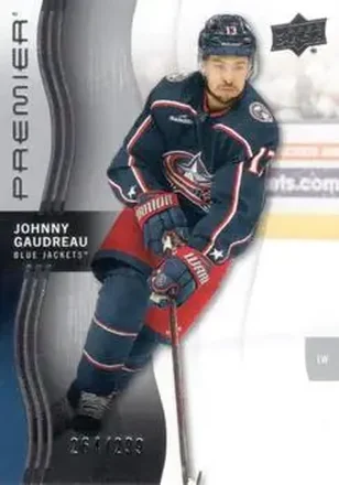 2023-24 Upper Deck Premier #8 - Johnny Gaudreau - Columbus Blue Jackets