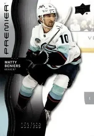 2023-24 Upper Deck Premier #15 - Matty Beniers - Seattle Kraken