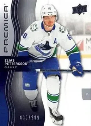 2023-24 Upper Deck Premier #18 - Elias Pettersson - Vancouver Canucks