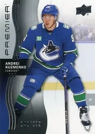 2023-24 Upper Deck Premier #19 - Andrei Kuzmenko - Vancouver Canucks