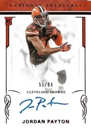 2016 Panini National Treasures - Jersey Number Red #157 - Jordan Payton - Cleveland Browns