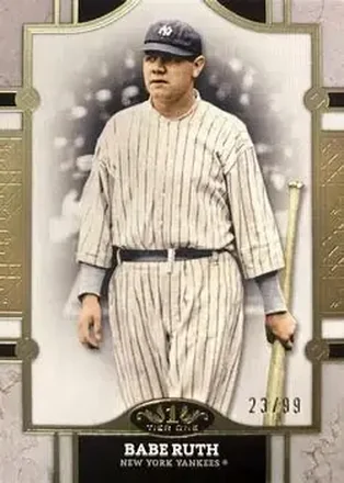 2024 Topps Tier One - Gold Foil #3 - Babe Ruth - New York Yankees