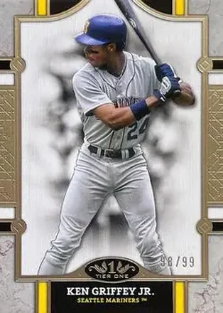 2024 Topps Tier One - Gold Foil #19 - Ken Griffey Jr. - Seattle Mariners