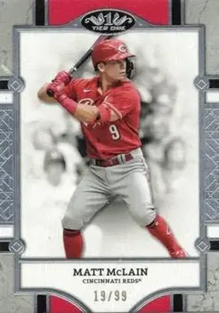 2024 Topps Tier One - Gold Foil #37 - Matt McLain - Cincinnati Reds