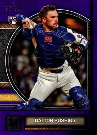 2025 Topps Museum Collection - Amethyst #89 - Dalton Rushing - Los Angeles Dodgers