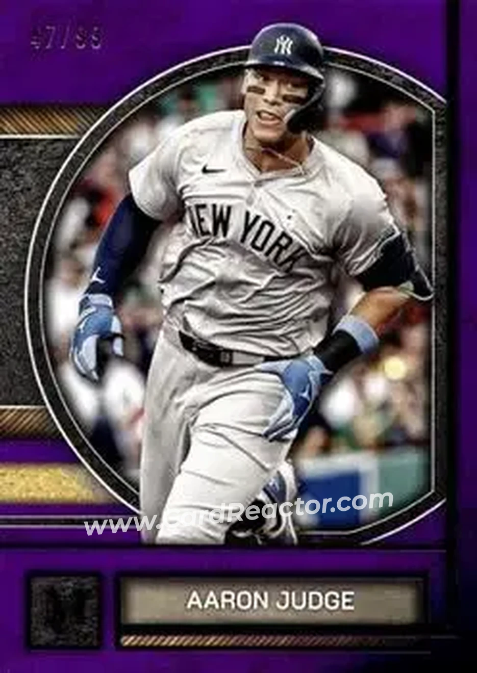 2025 Topps Museum Collection - Amethyst #99 - Aaron Judge - New York Yankees - Front