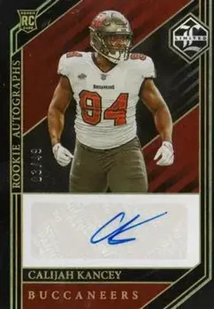 2023 Panini Limited - Gold Spotlight #195 - Calijah Kancey - Tampa Bay Buccaneers