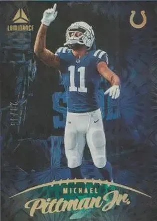 2023 Panini Luminance - Teal #23 - Michael Pittman Jr. - Indianapolis Colts