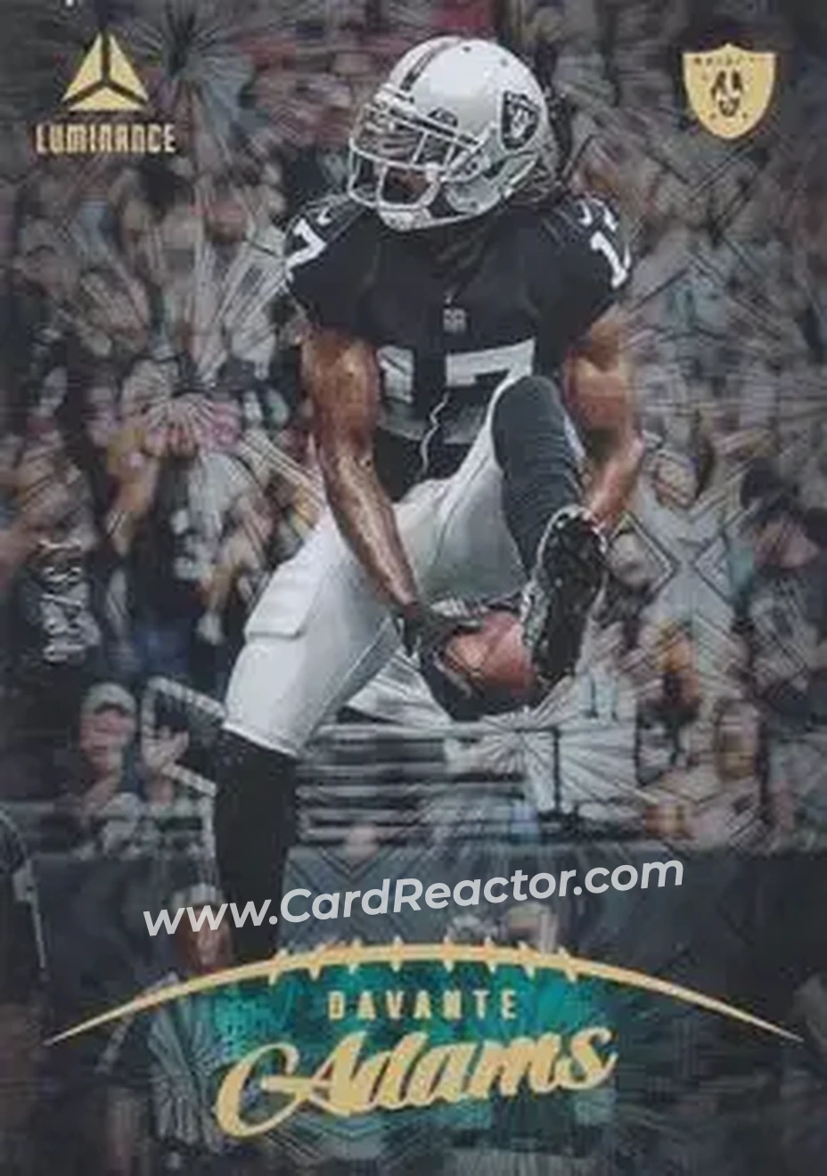 2023 Panini Luminance - Teal #45 - Davante Adams - Las Vegas Raiders - Front