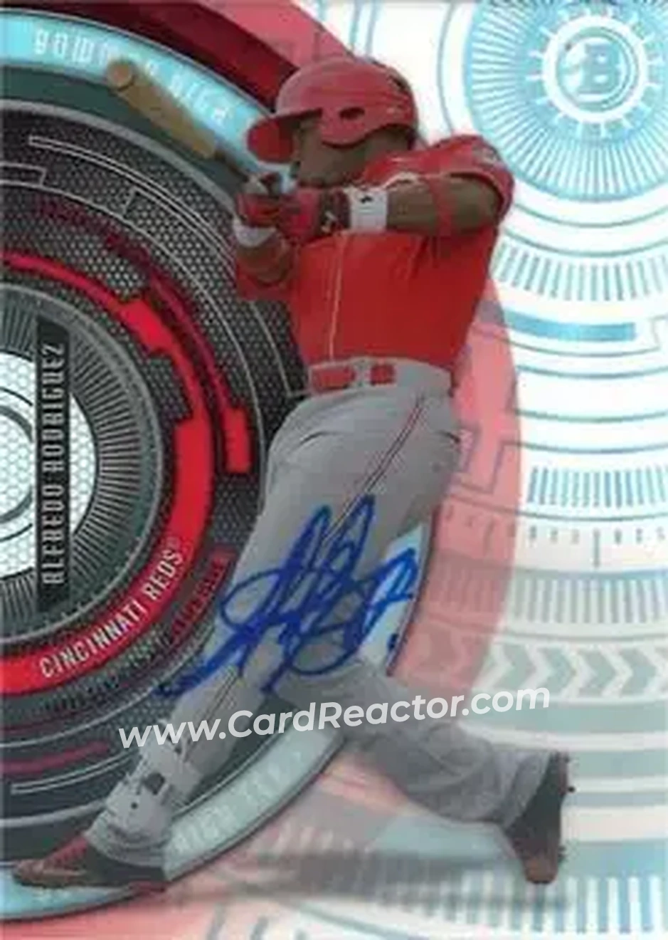 2017 Bowman High Tek - High Tek Autographs #BHT-ARO - Alfredo Rodriguez - Cincinnati Reds - Front