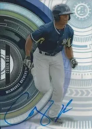 2017 Bowman High Tek - High Tek Autographs #BHT-CR - Corey Ray - Milwaukee Brewers