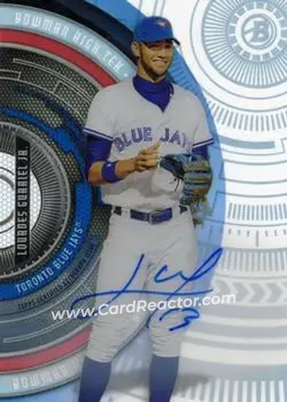 2017 Bowman High Tek - High Tek Autographs #BHT-LGJ - Lourdes Gurriel Jr. - Toronto Blue Jays - Front