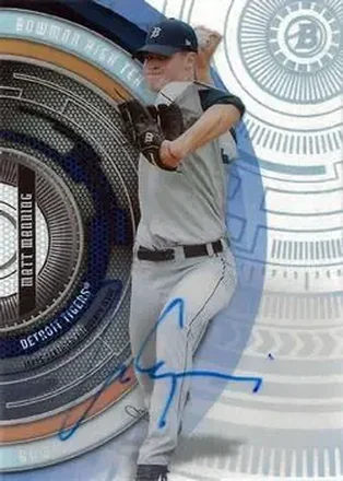 2017 Bowman High Tek - High Tek Autographs #BHT-MMA - Matt Manning - Detroit Tigers