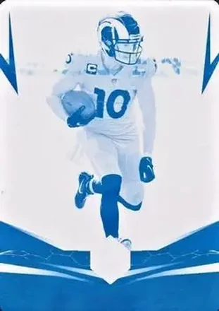 2020 Panini Limited - Printing Plate Cyan #81 - Cooper Kupp - Los Angeles Rams