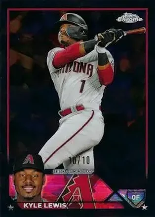 2023 Topps Chrome Update Sapphire Edition - Black #USCS307 - Kyle Lewis - Arizona Diamondbacks