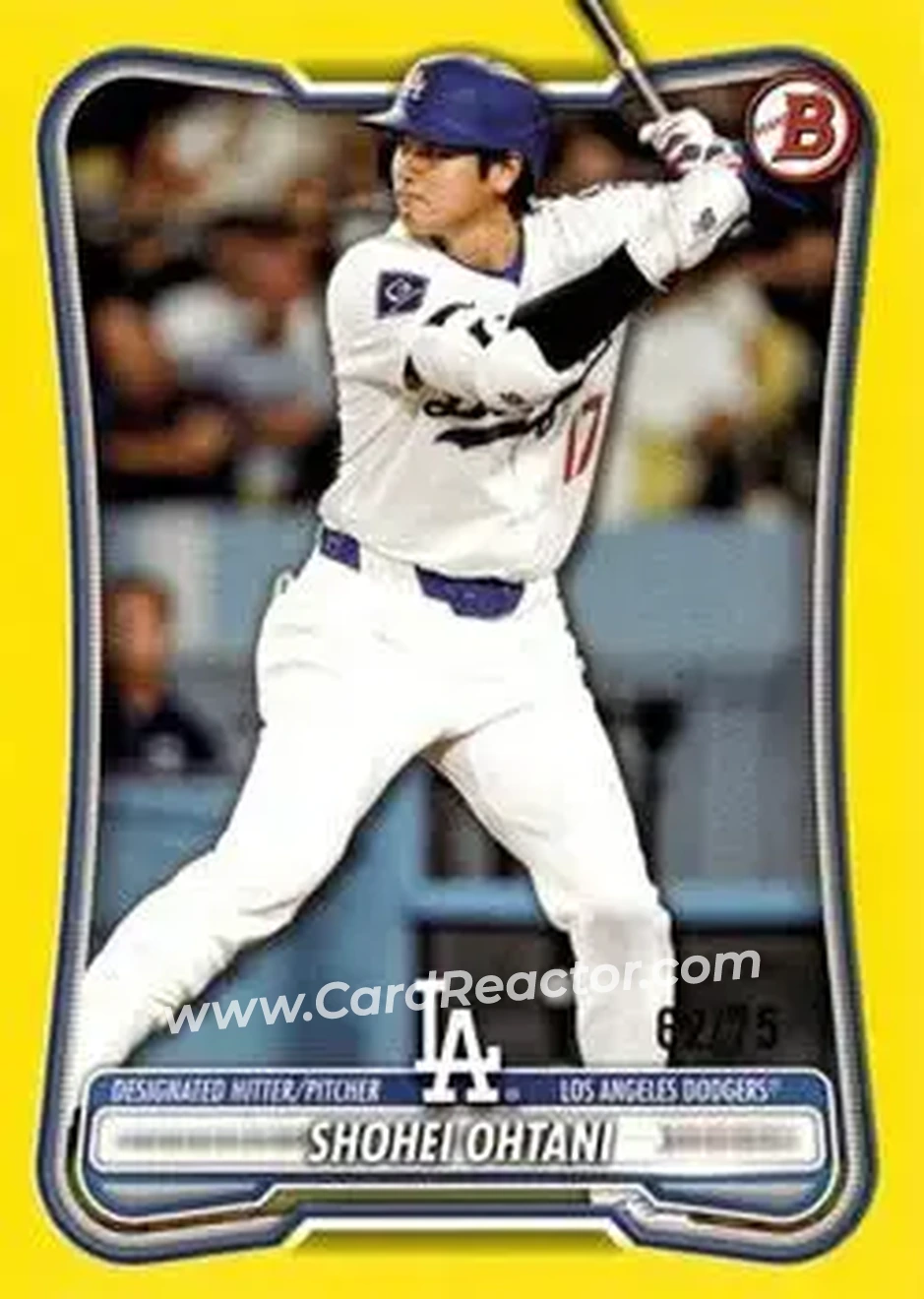 2026 Bowman - Yellow #52 - Shohei Ohtani - Los Angeles Dodgers - Front