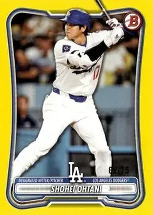 2026 Bowman - Yellow #52 - Shohei Ohtani - Los Angeles Dodgers