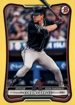 2026 Bowman - Yellow #80 - Corbin Carroll - Arizona Diamondbacks