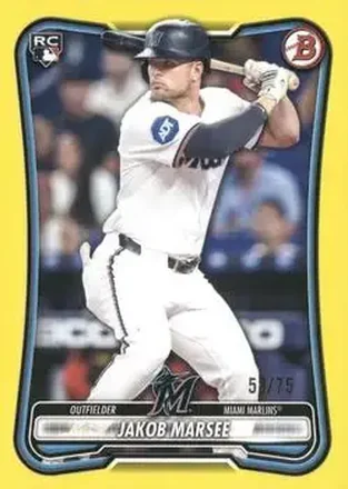 2026 Bowman - Yellow #86 - Jakob Marsee - Miami Marlins