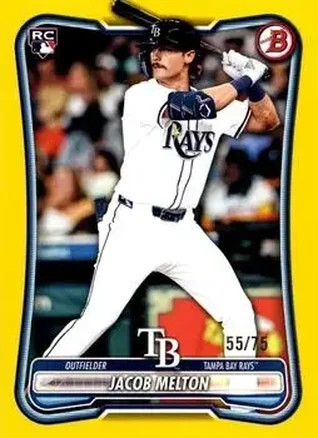 2026 Bowman - Yellow #87 - Jacob Melton - Tampa Bay Rays