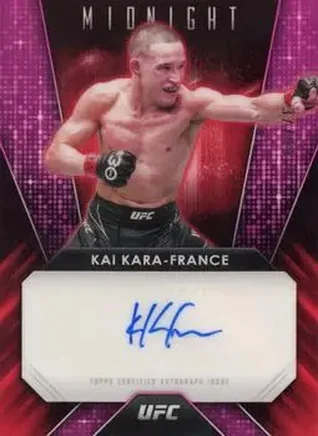 2024 Topps Midnight UFC - Glimmer Graphs Twilight #GG-KKF - Kai Kara-France