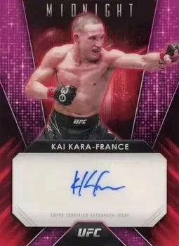 2024 Topps Midnight UFC feature card