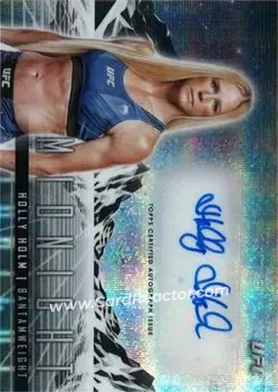 2024 Topps Midnight UFC - Horizon Signatures #HS-HHM - Holly Holm - Front 2024 Topps Midnight UFC - Horizon Signatures #HS-HHM - Holly Holm - Front