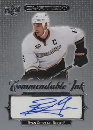 2023-24 Upper Deck Ovation - Commendable Ink #CI-RG - Ryan Getzlaf - Anaheim Ducks