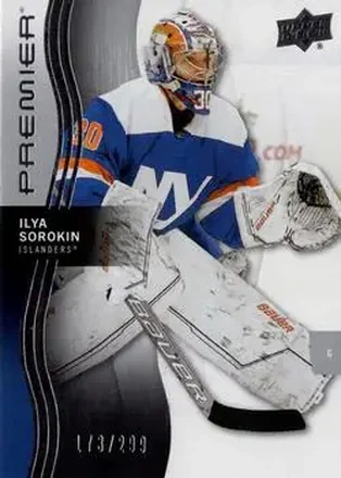 2023-24 Upper Deck Premier #28 - Ilya Sorokin - New York Islanders