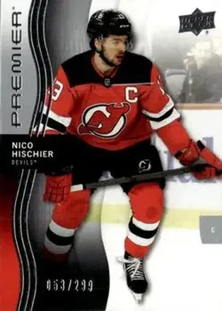 2023-24 Upper Deck Premier #37 - Nico Hischier - New Jersey Devils