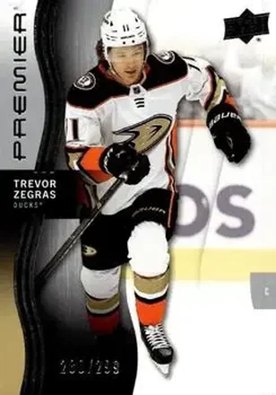 2023-24 Upper Deck Premier #56 - Trevor Zegras - Anaheim Ducks