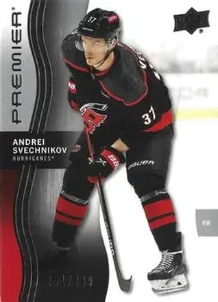 2023-24 Upper Deck Premier #68 - Andrei Svechnikov - Carolina Hurricanes