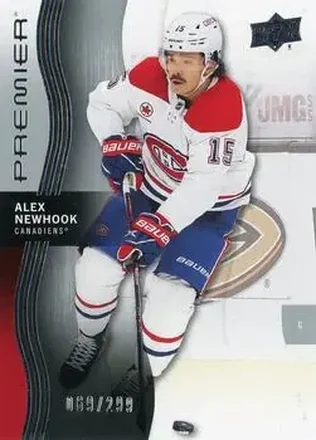 2023-24 Upper Deck Premier #74 - Alex Newhook - Montreal Canadiens