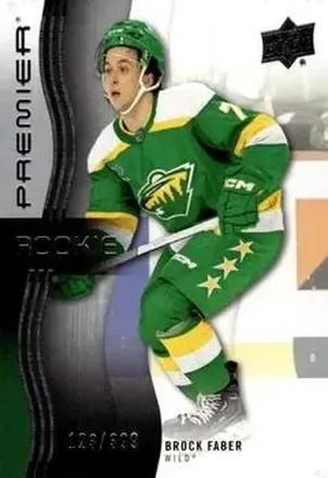 2023-24 Upper Deck Premier #104 - Brock Faber - Minnesota Wild