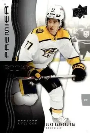 2023-24 Upper Deck Premier #112 - Luke Evangelista - Nashville Predators