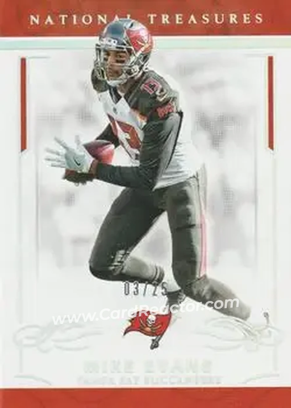 2016 Panini National Treasures - Holo Silver #94 - Mike Evans - Tampa Bay Buccaneers - Front