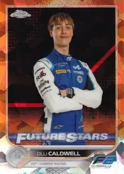 2022 Topps Chrome Sapphire Edition Formula 1 feature card