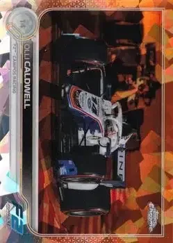 2022 Topps Chrome Sapphire Edition Formula 1 feature card