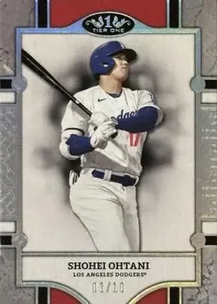 2024 Topps Tier One - Holo Silver Foil #21 - Shohei Ohtani - Los Angeles Dodgers