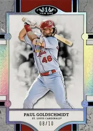 2024 Topps Tier One - Holo Silver Foil #61 - Paul Goldschmidt - St. Louis Cardinals