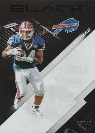 2020 Panini Black - Silver #12 - Thurman Thomas - Buffalo Bills