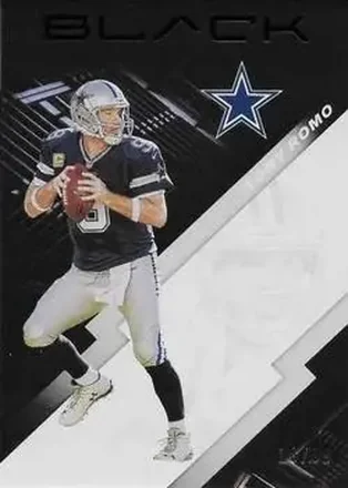 2020 Panini Black - Silver #25 - Tony Romo - Dallas Cowboys