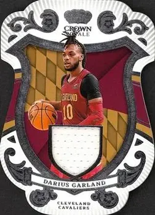 2023-24 Panini Crown Royale - Coat of Arms #COA-GAR - Darius Garland - Cleveland Cavaliers